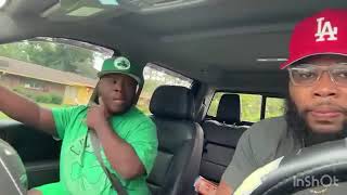 Picking up Dj and he’s on one today, He’s on Flash HeadDJ Cece Coach Flash 😂😂