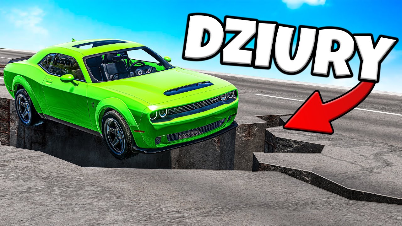 ❄️ AUTA KONTRA OGROMNY ZJAZD! NOWA MAPA!? | BeamNG Drive |