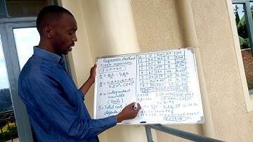 Regression method of cost estimation