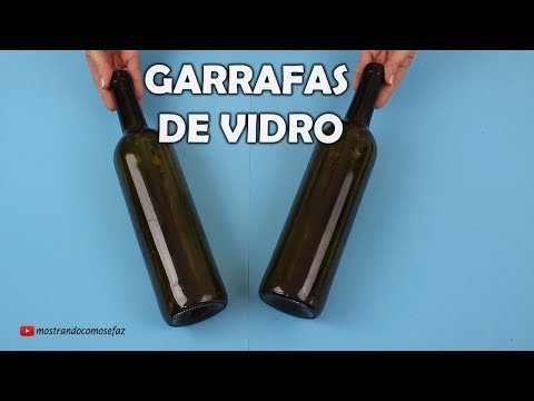 Vídeo: Artesanato De Garrafas De Vinho Vazias