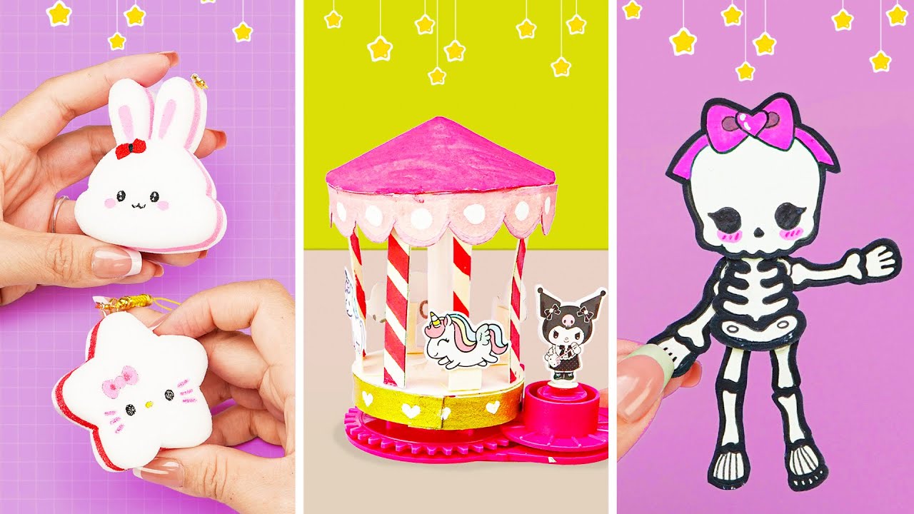 Paper craft / Easy to make/ how to make/ miniature craft/ school ...