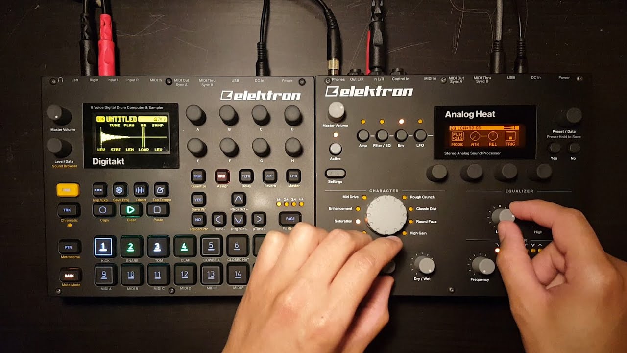 ギター Elektron Analog Heat MKII MK2 digitone Amazon.com: Elektron Analog Heat MKII Tabletop Stereo Analog