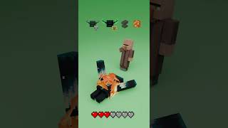 Minecraft Mobs vs Hero Warden And Hero Iron Golem Saves Mode Satisfying 3D Simulation Particles!