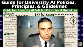 Guide for University AI Policies, Principles, & Guidelines