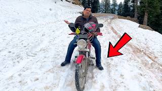 Ganga Choti Road is CLOSED? 😱 Deadly Landslides & Heavy Rain on Bike
