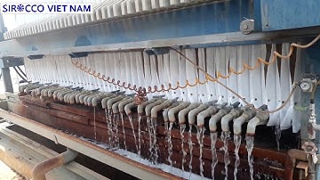 SIROCCOVN.COM  - VẢI LỌC ÉP BÙN KHUNG BẢN -  CHẤT LƯỢNG NƯỚC SAU KHI LẮP VẢI MỚI