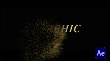 Text to Sand Animation Tutorial | After Effects Particle Dissolve | Text to Dust Effect | NO PLUGIN