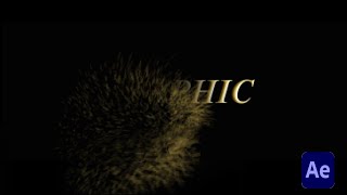 Text to Sand Animation Tutorial | After Effects Particle Dissolve | Text to Dust Effect | NO PLUGIN