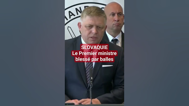 Robert Fico "entre la vie et la mort" #slovaquie #robertfico