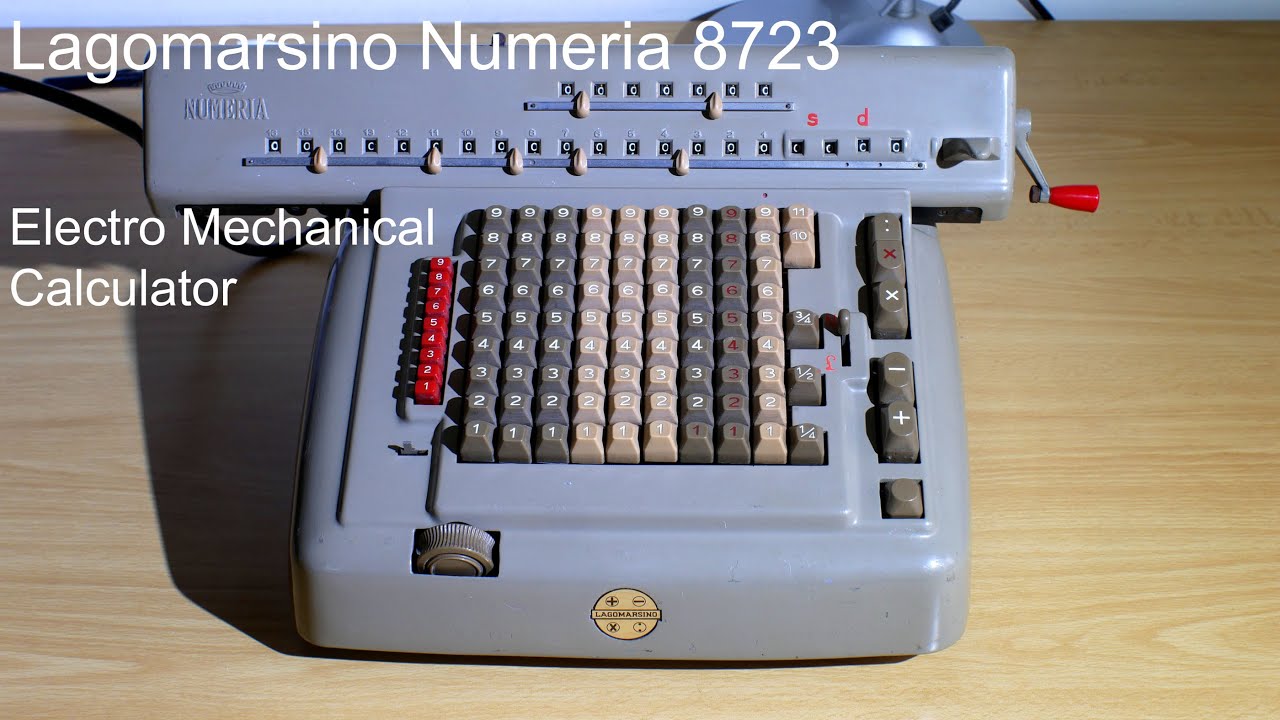 雑貨 DLMBN☆若 ビンテージ 機械式計算機 LAGOMARSINO NUMERIA Model 