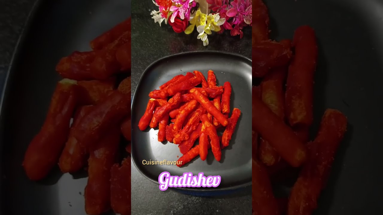 फक्त दोनच साहित्यात बनवा🤗 यात्रेत मिळते अगदी तशीच😊लालबुंद आणि खरपूस अशी गुडिशेव 😋 Gudishev recipe 