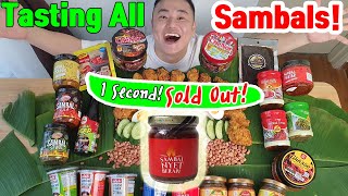 Trying Every Sambal Recommended - Which Sambal is the best? - Spicy Hot Sauce from Malaysia