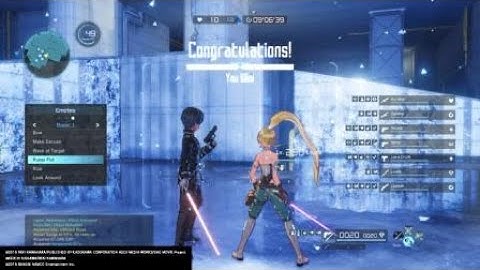 SWORD ART ONLINE: FATAL BULLET Harem God