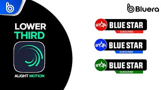 How to create lower third animation in Alight Motion|Subscribe button|Channel overlay|Dope Graphics screenshot 4