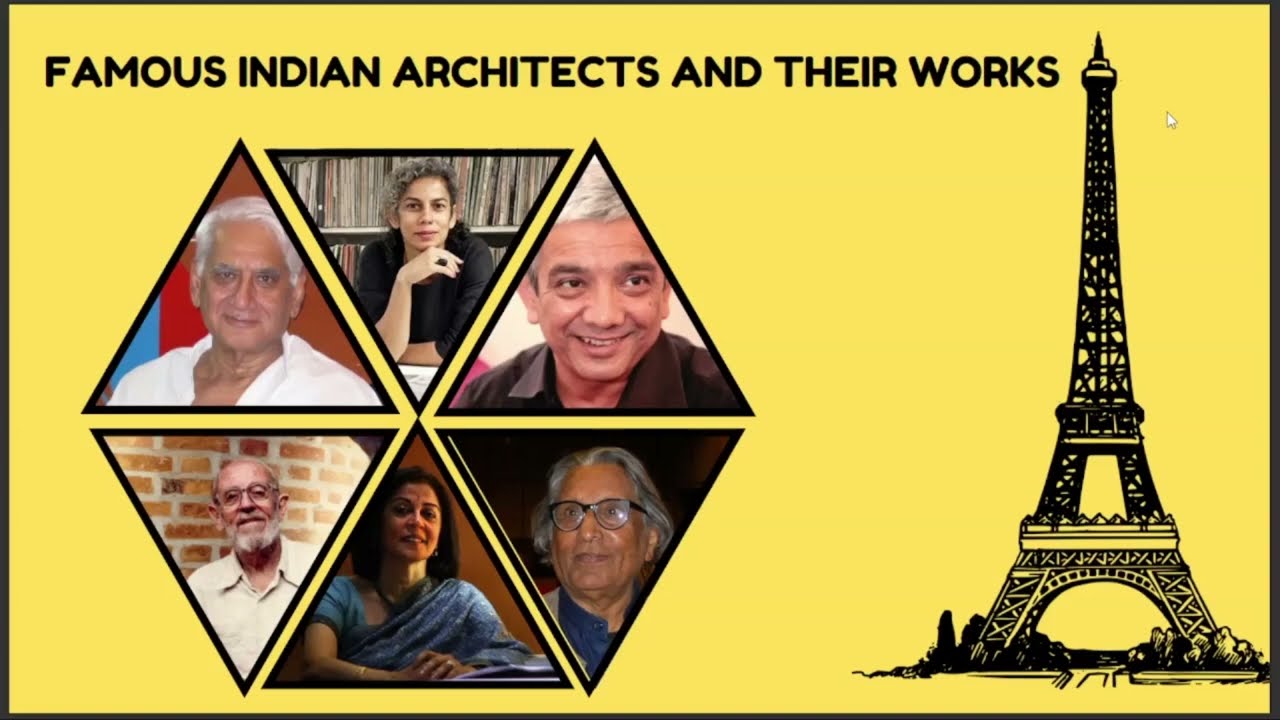 Famous INDIAN Architects and their works for JEE 2 & NATA
