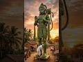 😱 Budha Ne Bana Diya 240 Futt Hanuman Ji #hanumanji #aivideo #viralvideo #bambooart #shorts #india