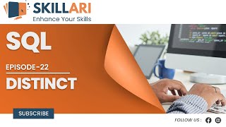 #22 Distinct | Filtering Data | What Is SQL Distinct and How Can You Use It? | Distinct Filtering