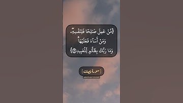 سورة فصلت الآية ٤٥ الى ٤٧ بصوت الشيخ محمد صديق المنشاوي