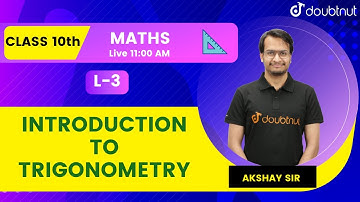 Introduction To Trigonometry | Revision | Multiple Choice Question | Class 10th | Maths | Akshay Sir