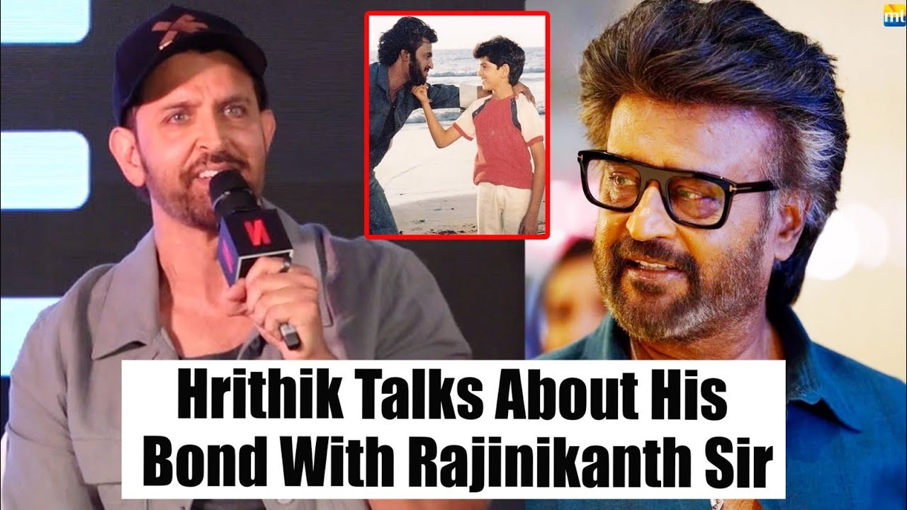 Hrithik Roshan reveals Rajinikanth Uncle took the blame for his mistakes on the sets of Bhagwan Dada