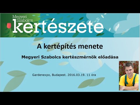 A kertépítés menete