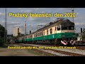 Pražský železniční den 12. 9. 2020 - elektrické jednotky, parní vůz, historické jízdy | 8K HDR