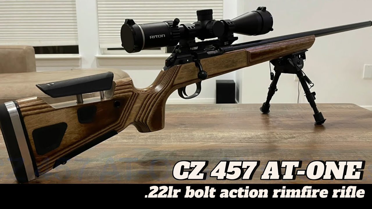CZ 457 AT-ONE .22lr bolt action rifle Review and Unboxing. #cz