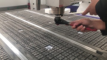 Acctek normal cnc router machine tool change with spanner