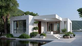 The Lakeside Modern Minimalist Residence | Serenity Reflected in Water and Architecture