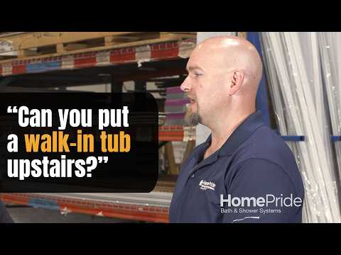 Can You Install a Walk-In Tub Upstairs? | HomePride Bath