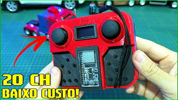 DESPEDIDA! Case para Controle Remoto 20Ch Com Esp32 Feito em Impressão 3D