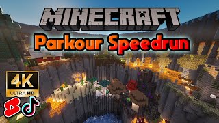 Minecraft Parkour Speedrun 4K (Whirlpool Parkour, Download In Description)