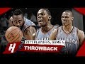 The Game OKC BIG 3 Kevin Durant, Westbrook & Harden STEPPED UP vs Grizzlies | Game 4, 2011 Playoffs