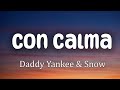 Con Calma - Daddy Yankee & Snow  (Letra/Lyrics)