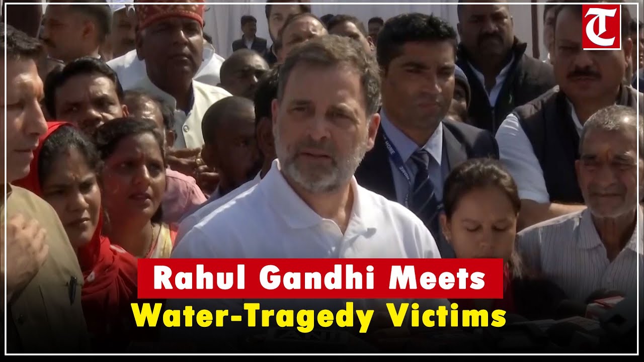 Rahul Gandhi Visits Bhagirathpura Families Affected by Contaminated Water Tragedy in Indore