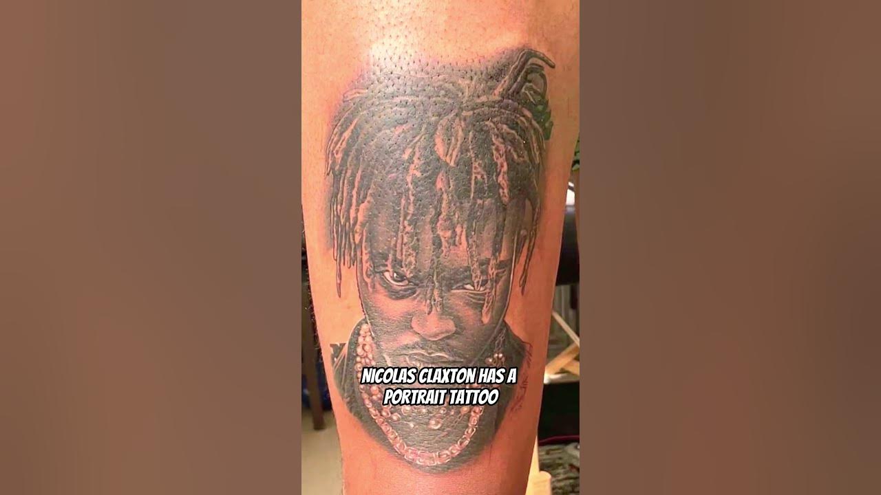 🎤 Juiceworld tattoo on NBA player Nic Claxton! juicewrld nbatattoos 