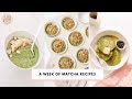 A Week of Matcha Recipes | 5 Delicious Recipes for Matcha Lovers!