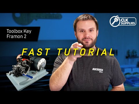 Key Cutting Machine | Framon 2 vs Tool Box Lock! Too Easy?
