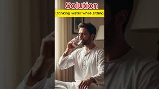 "The Right Way to Drink Water 💧 | Simple Tip."