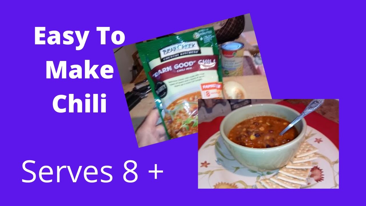 Bear Creek Darn Good Chili/Budget Friendly YouTube