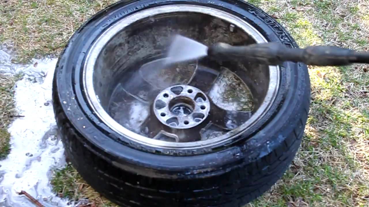 Pt. 2 of 3Attempt to Clean Wheel/Rim with Pressure Washer YouTube