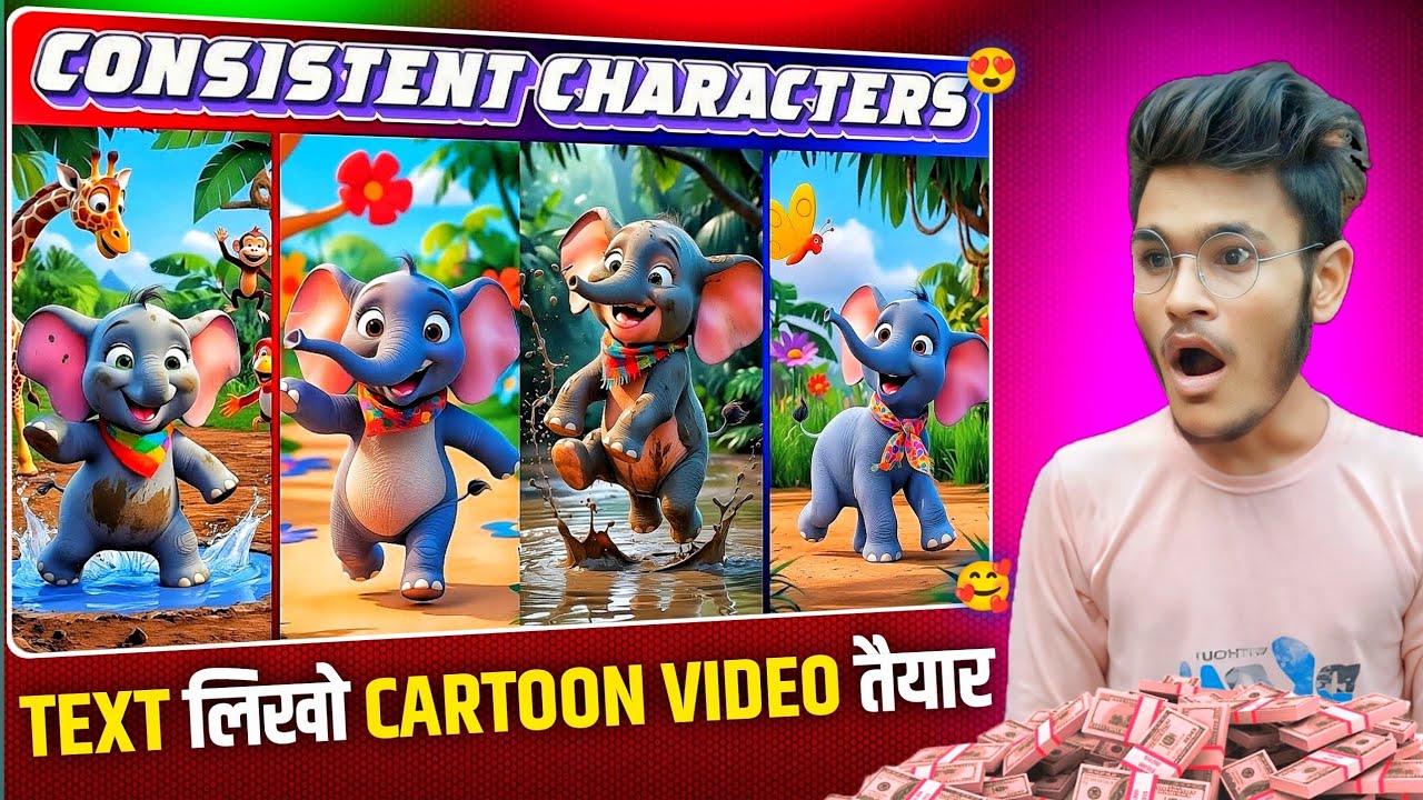 Cartoon Video kaise banaye 🔥 How to make 3d cartoon animation video 🔥 ...