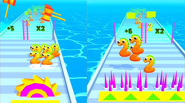 Number Run Merge 3D Math ➖2️⃣🤠