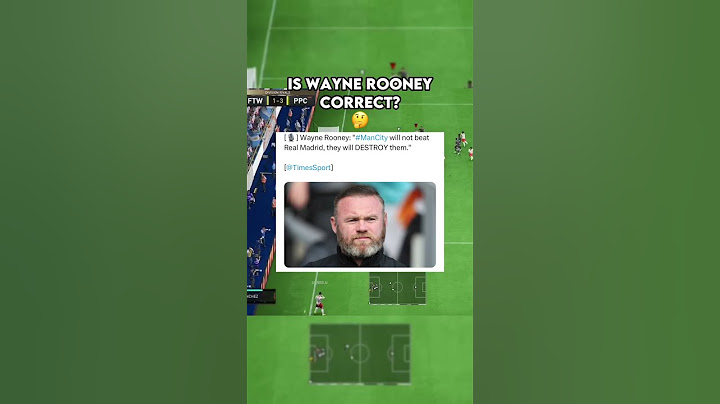 WAYNE ROONEY THINKS MANCHESTER CITY WILL DESTROY REAL MADRID!!! 😱🚨
