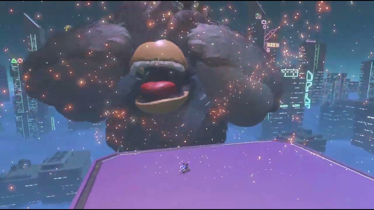 ASTRO BOT beat the gorilla