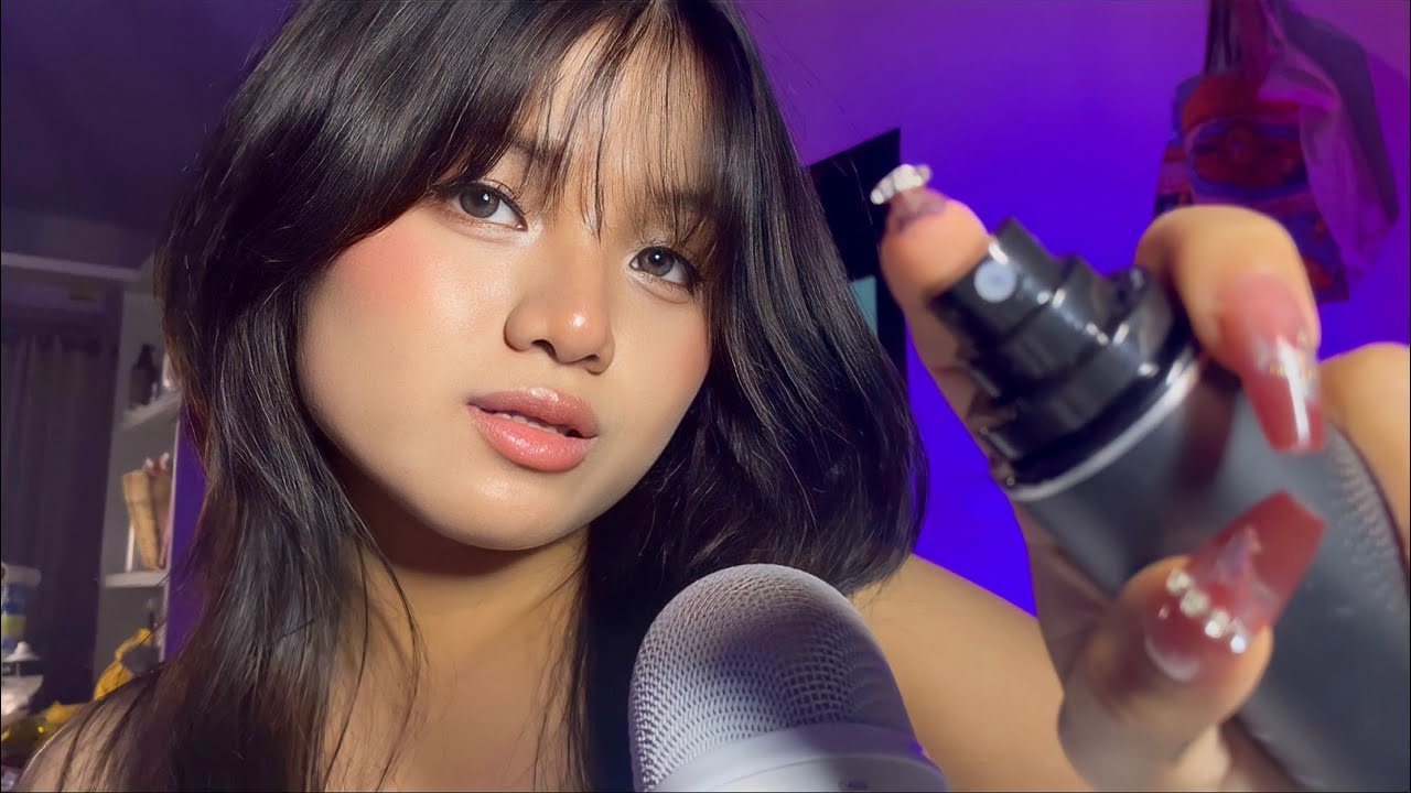 ASMR Bestie Fixes Your Makeup For Party 🪩✨