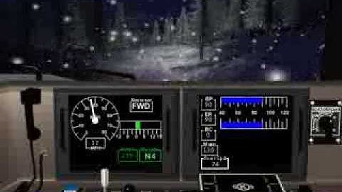 Marias Pass: Grain Train Through The Night - MSTS