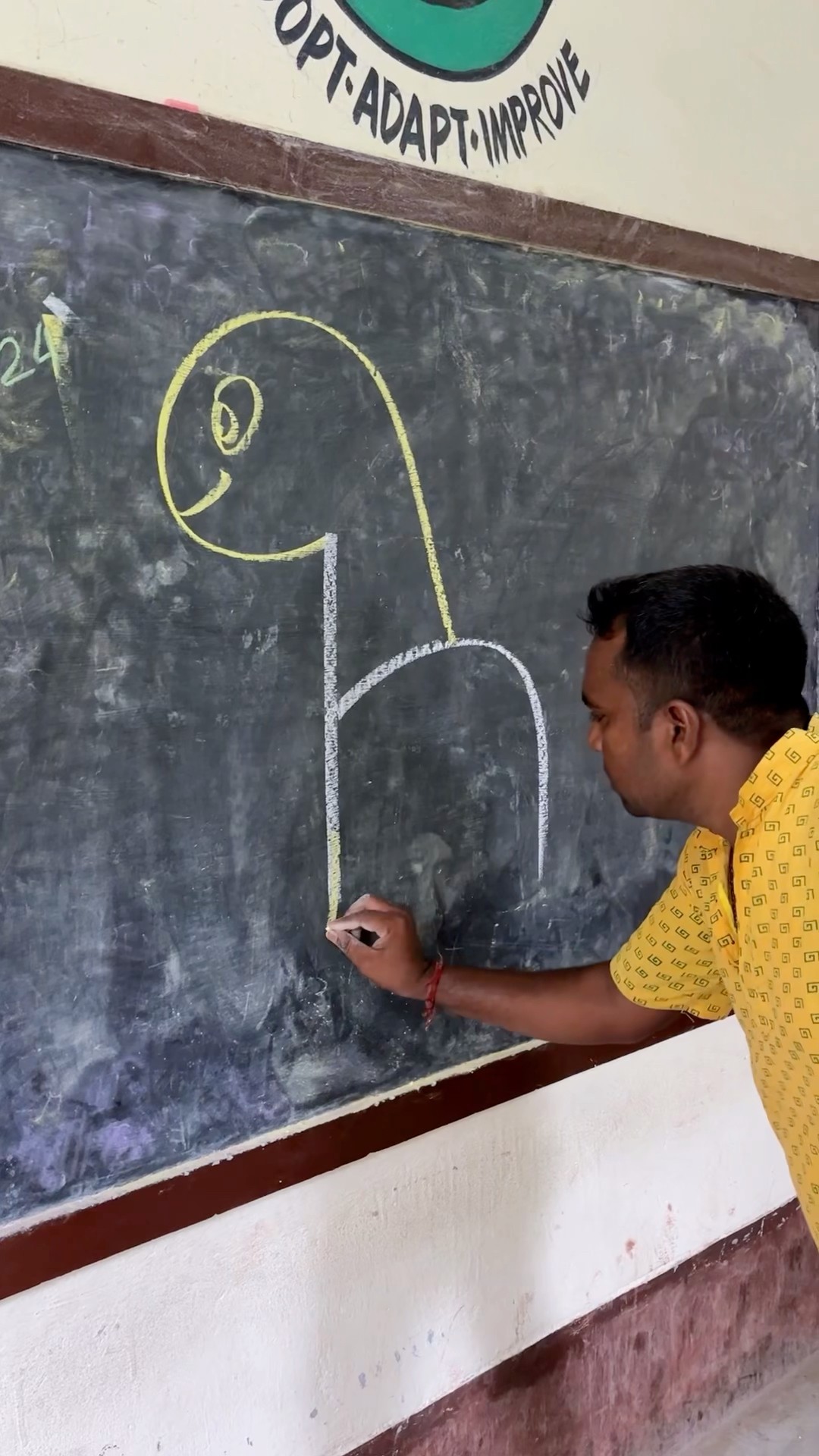 Draw a dinosaur using h #art #shorts
