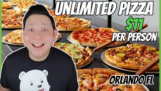 CHEAP Italian Pizza Buffets on International Drive Orlando Near Disney