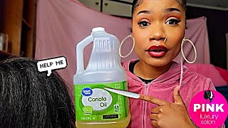 ASMR ~  Extremely Ghetto Hairstylist Ruins Your Hair ( INSTANT REGRET)